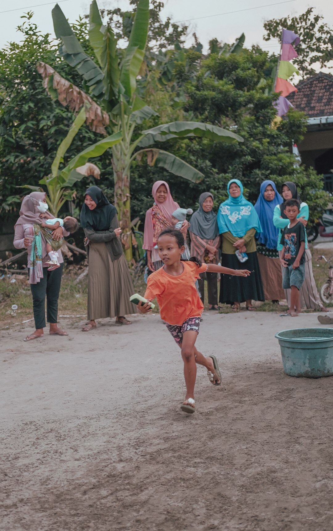 family in everyday setting